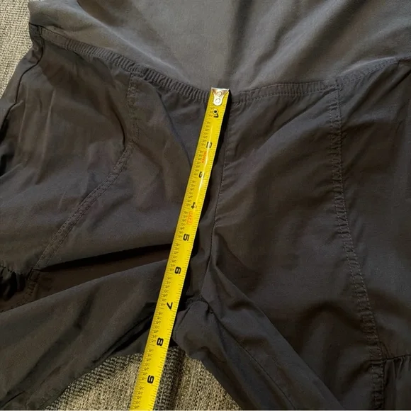 XCVI Wearables Tiered Crop Palazzo Pants Sz Small Gray EUC - Picture 6 of 7